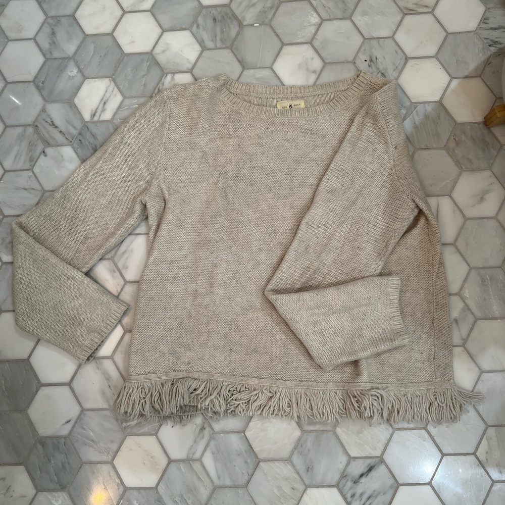 Lou & Grey fringe sweater